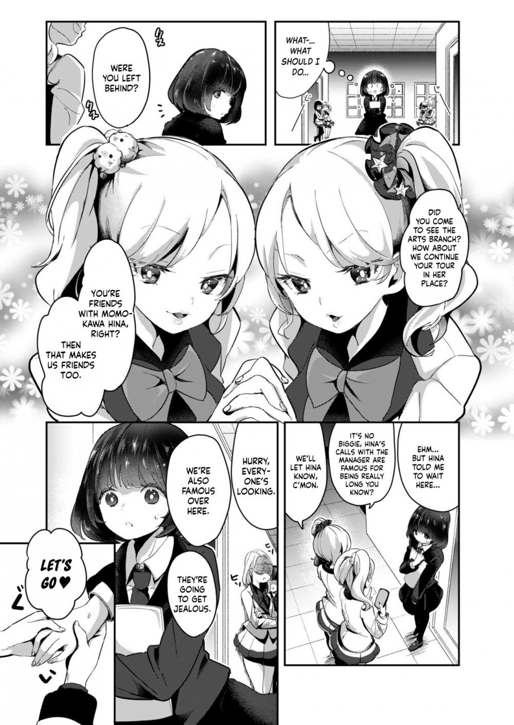 Hentai Manga Comic-Geinou Katsudou wa Yuri Ecchi no Ato de-Chapter 1-5